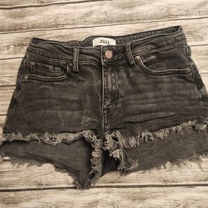 JBD Just Black Women’s fringe Denim jean shorts size Small